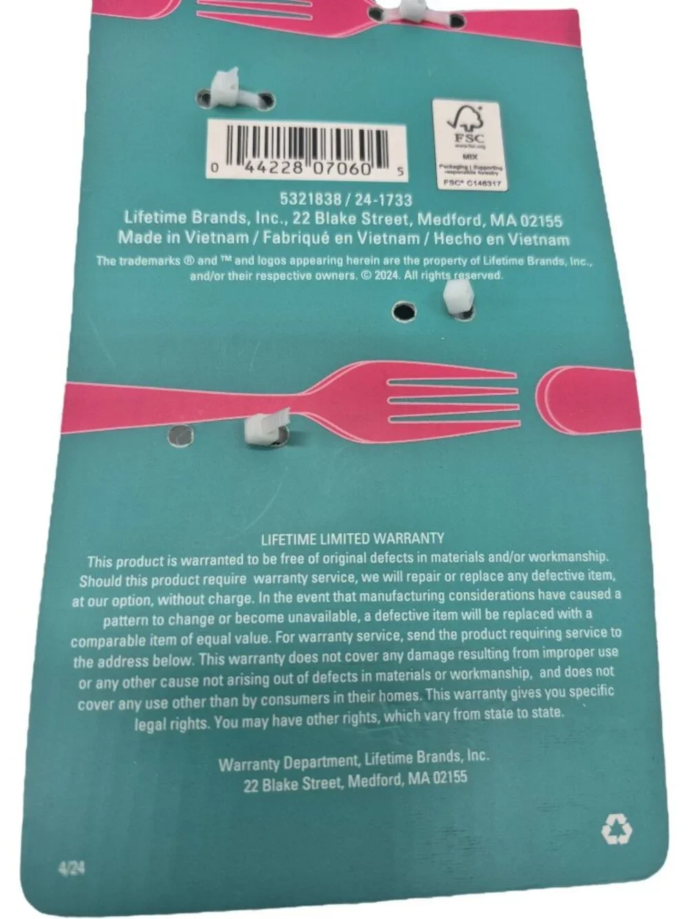 Wallace Riggs Salad Forks 6-Piece Silverware Set Dishwasher Safe 18/10 Stainless